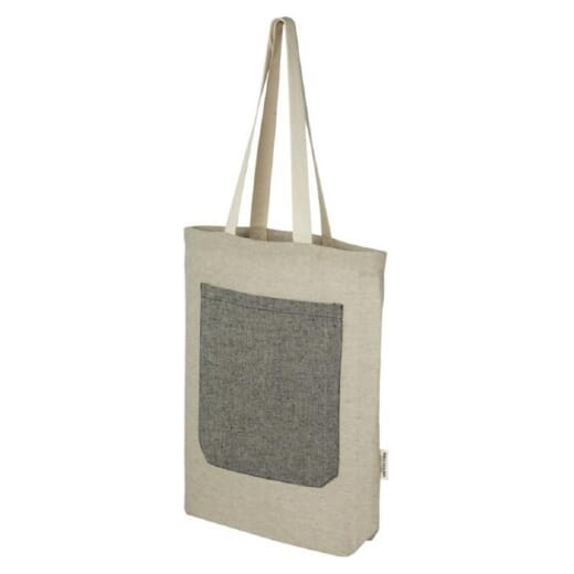 Tote bag con tasca frontale PHEEBS 150 g/m²