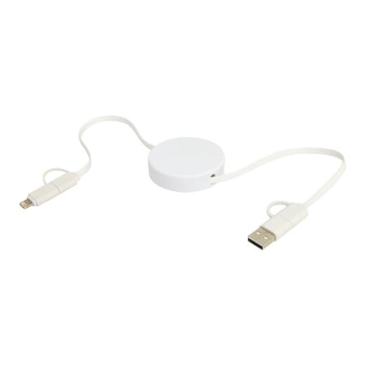 Cavo retrattile 5-in-1 in plastica riciclata CITALA