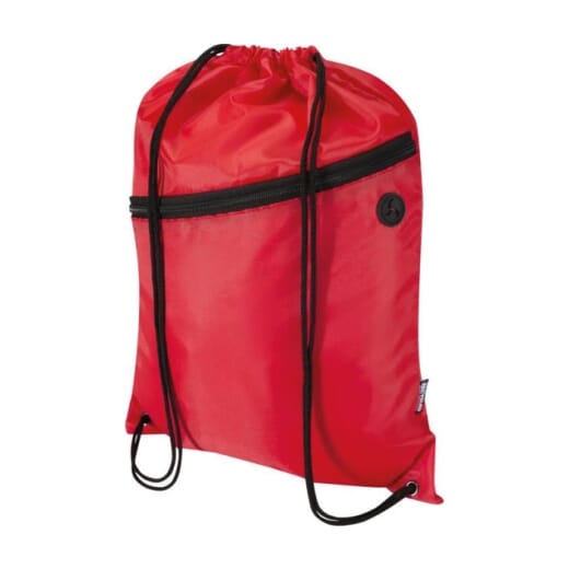Borsa con coulisse e tasca frontale in RPET ORIOLE