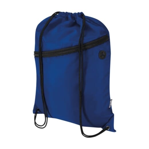 Borsa con coulisse e tasca frontale in RPET ORIOLE