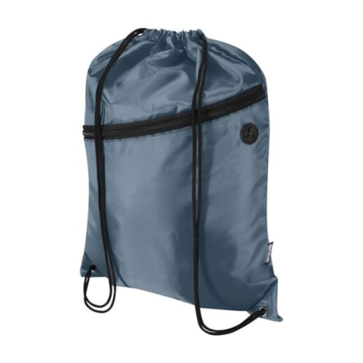 Borsa con coulisse e tasca frontale in RPET ORIOLE