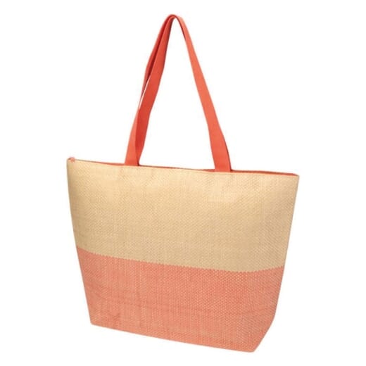 Borsa di carta paglia con cerniera RHYTHM 21L