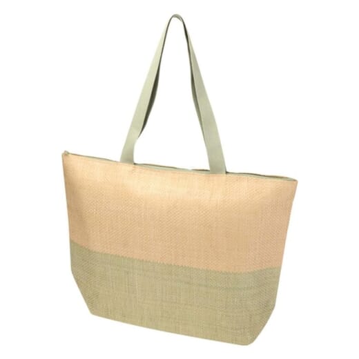 Borsa di carta paglia con cerniera RHYTHM 21L