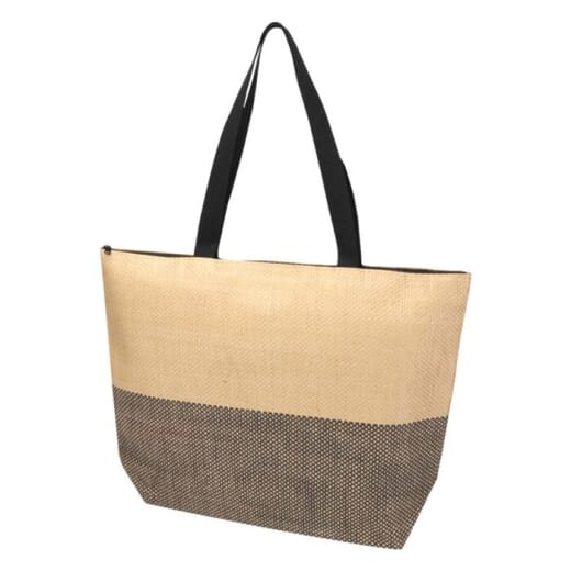 Borsa di carta paglia con cerniera RHYTHM 21L