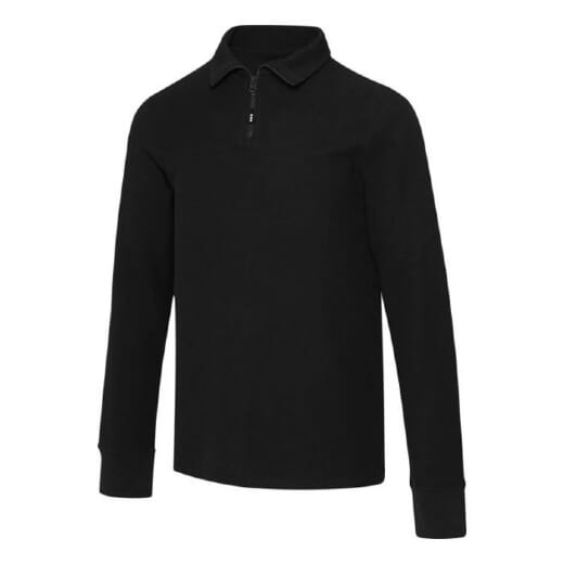 Polo unisex con mezza zip ZEUS