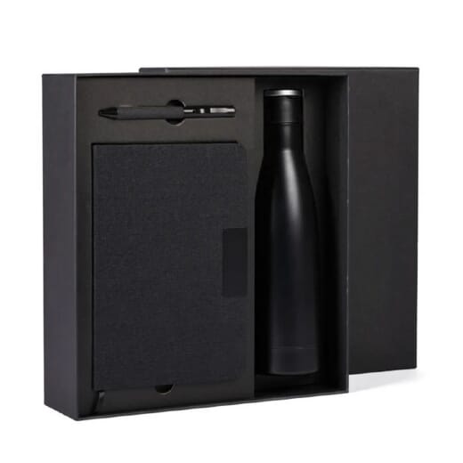 Set regalo borraccia quaderno e penna MIKY