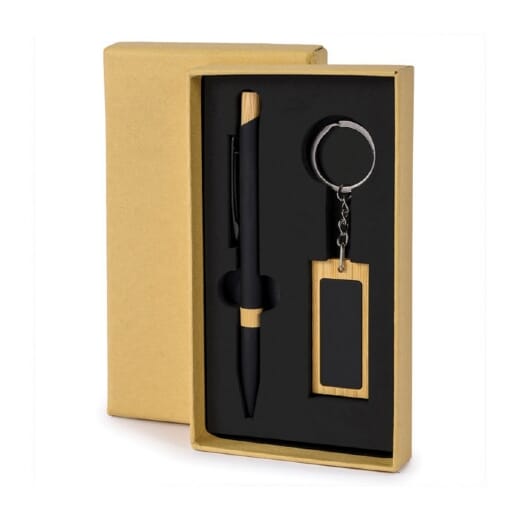 Set regalo in bambù e metallo BLISS