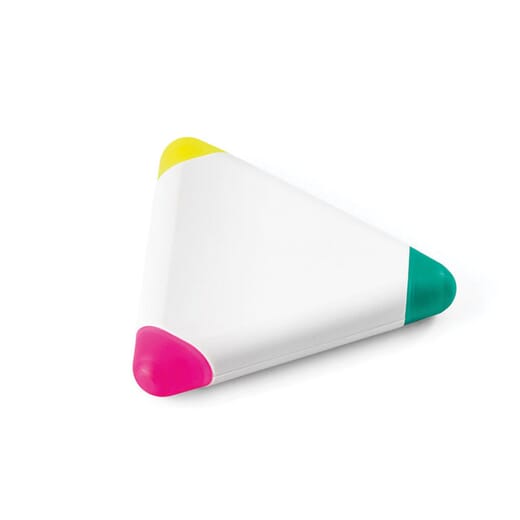 Evidenziatore triangolare con tre colori TRIAN