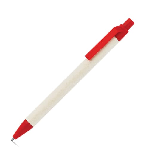 Penna realizzata con cartoni del latte riciclati MILINK