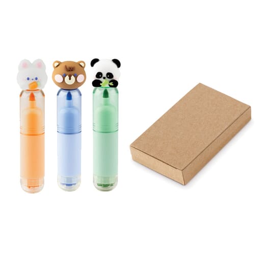 Set di 3 penne per bambini TROPICAL