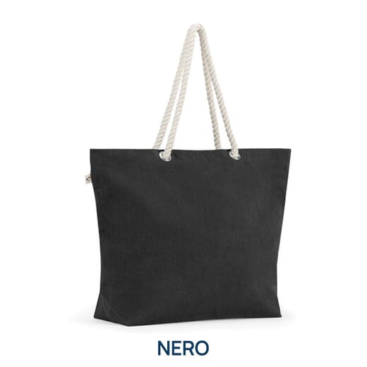 Borsa da spiaggia in cotone riciclato ATHENS