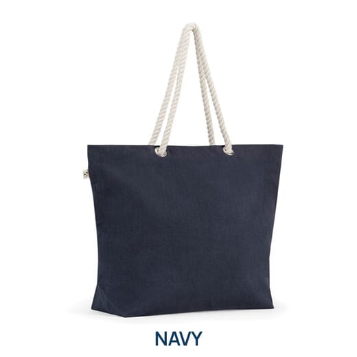 Borsa da spiaggia in cotone riciclato ATHENS