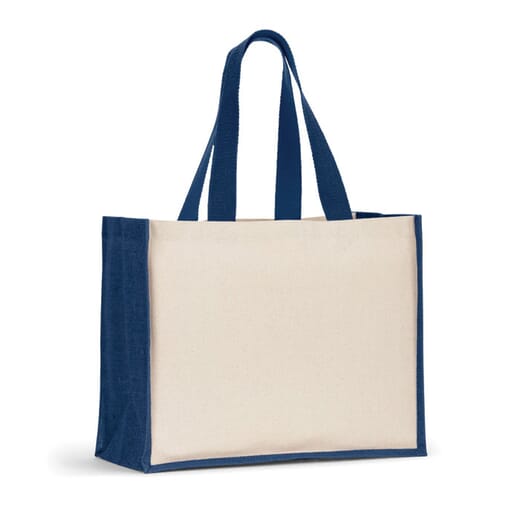 Borsa in tela e iuta HELSINQUE COLOUR