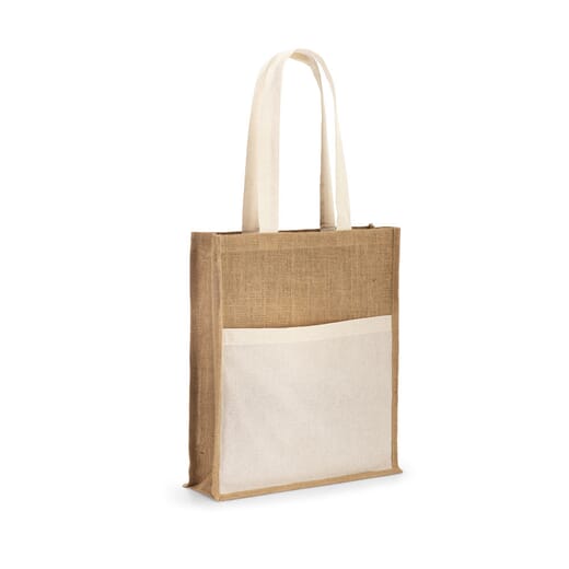 Borsa in juta con tasca BRAGA