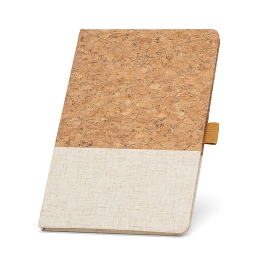 Block notes A5 in sughero e lino KLEE