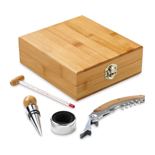 Set da vino in bambù CABERNET
