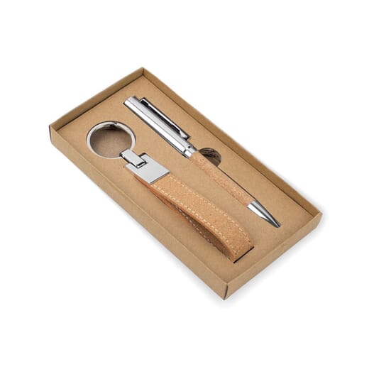 Set regalo penna e portachiavi EVANS
