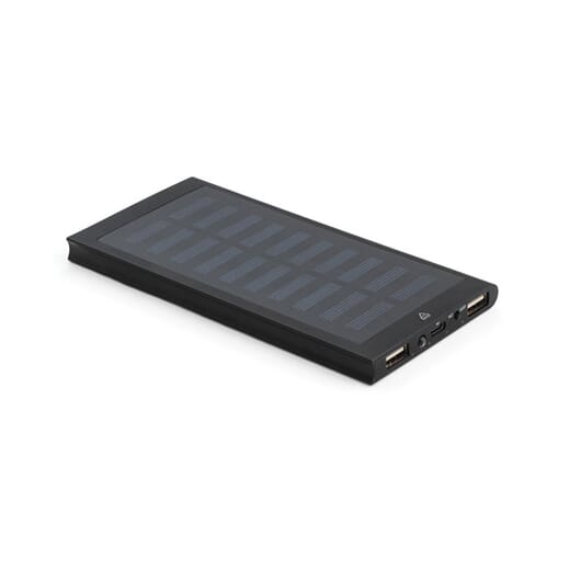Power bank solare in alluminio CLERK