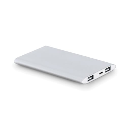Power bank in alluminio riciclato NOBEL
