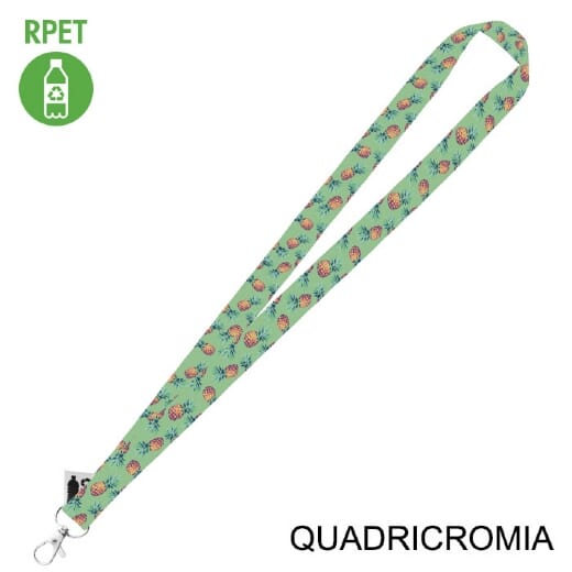 SUBYARD A RPET lanyard ecologico personalizzato